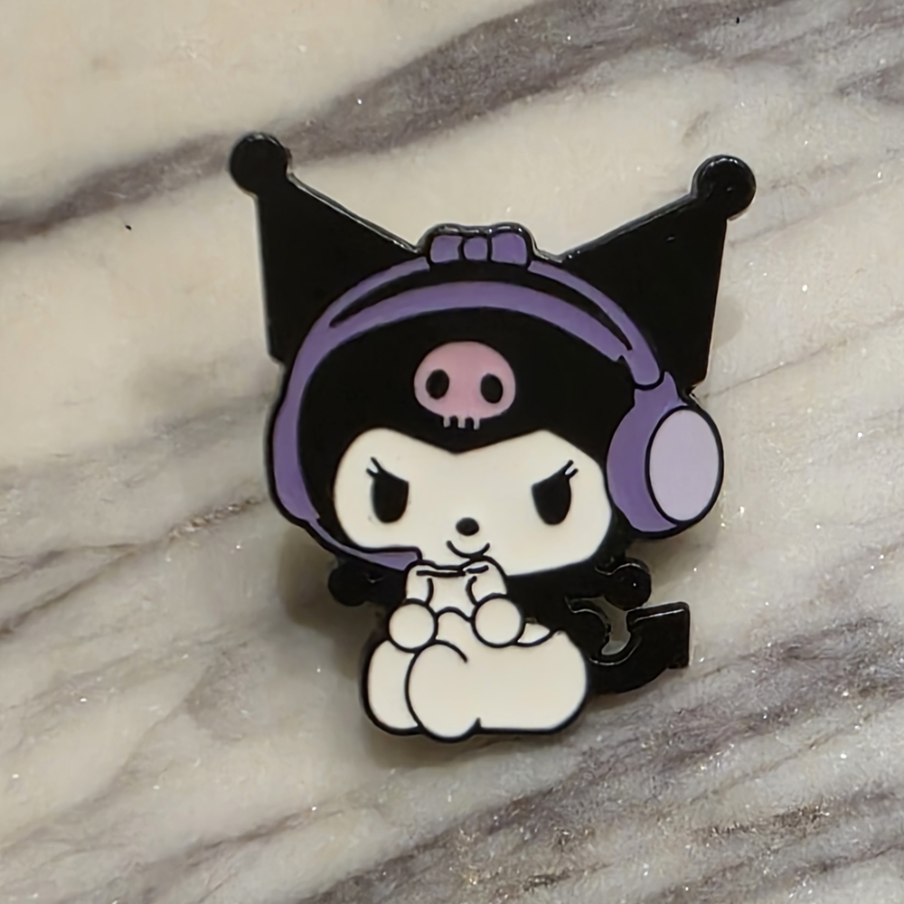 Sanrio Kuromi Gamer Enamel Pin